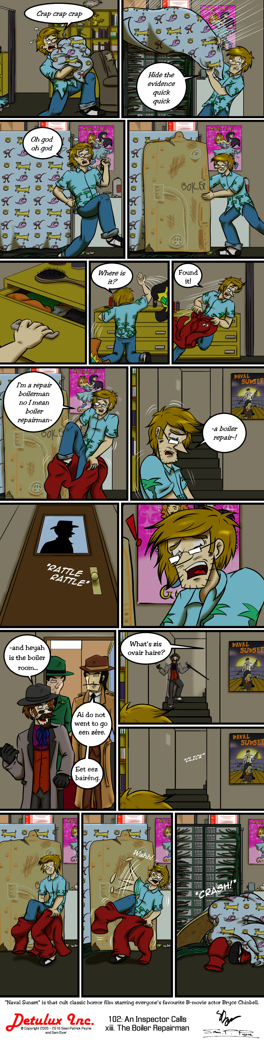 102: An Inspector Calls - xiii. The Boiler Repairman