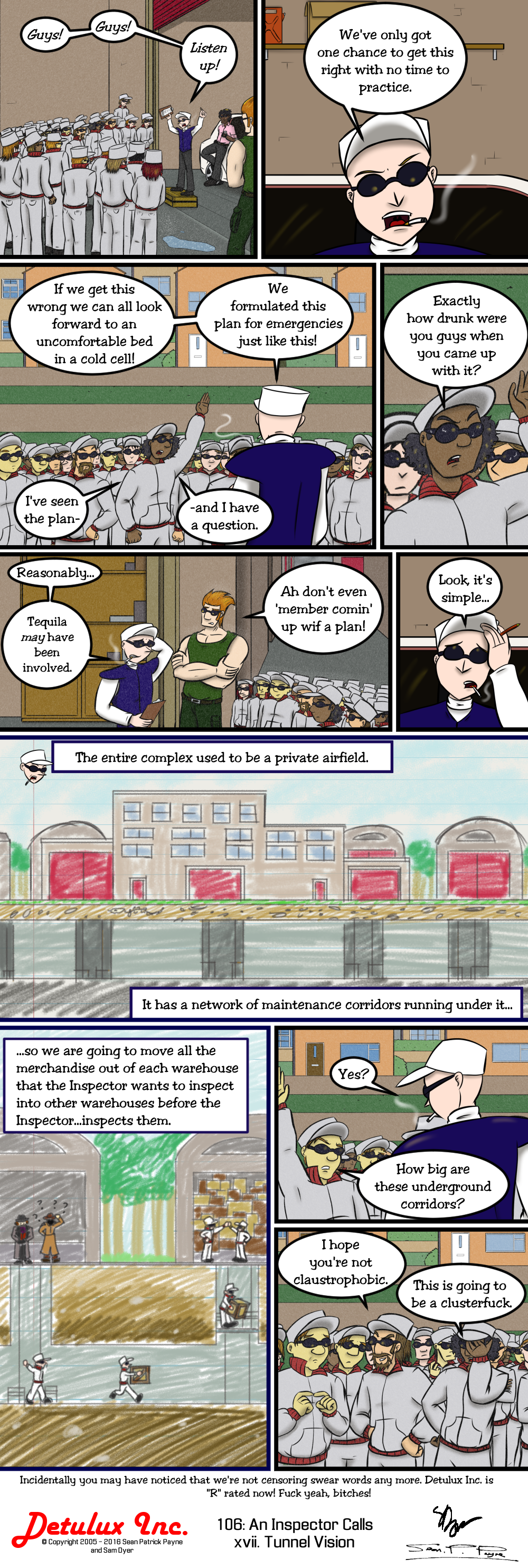 106: An Inspector Calls - xvii. Tunnel Vision