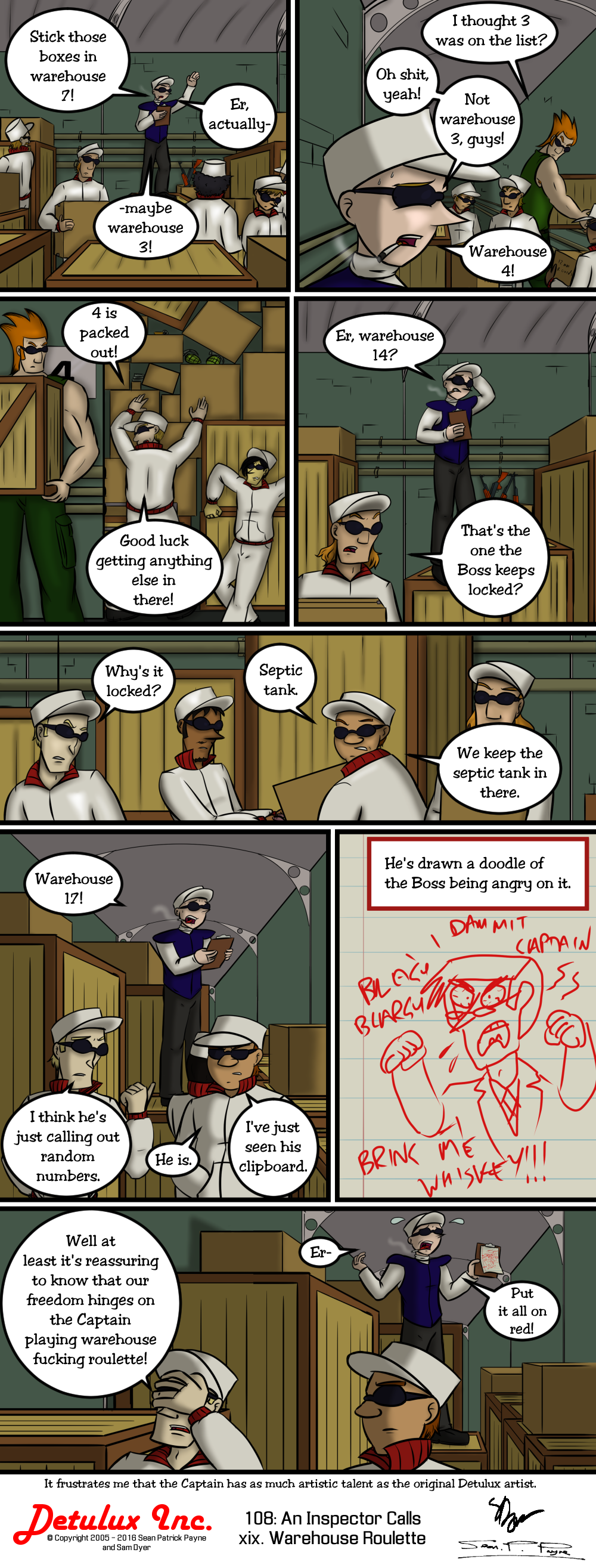 108: An Inspector Calls - xix. Warehouse Roulette