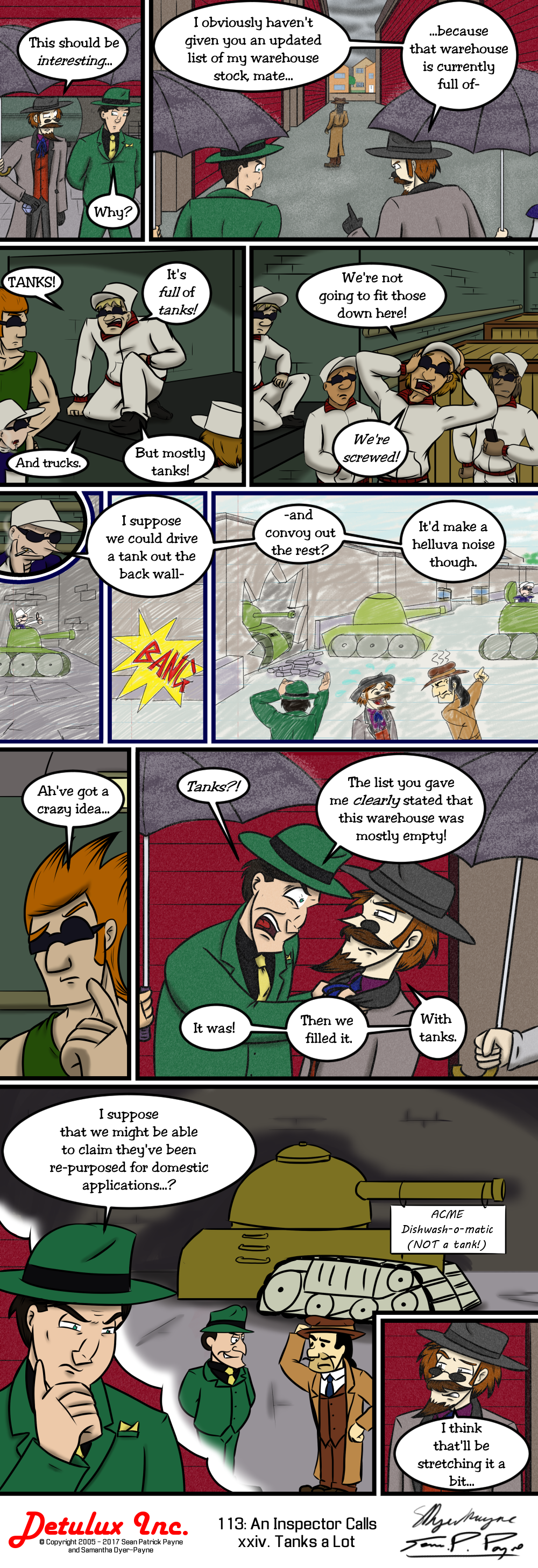 113: An Inspector Calls - xxiv. Tanks a Lot