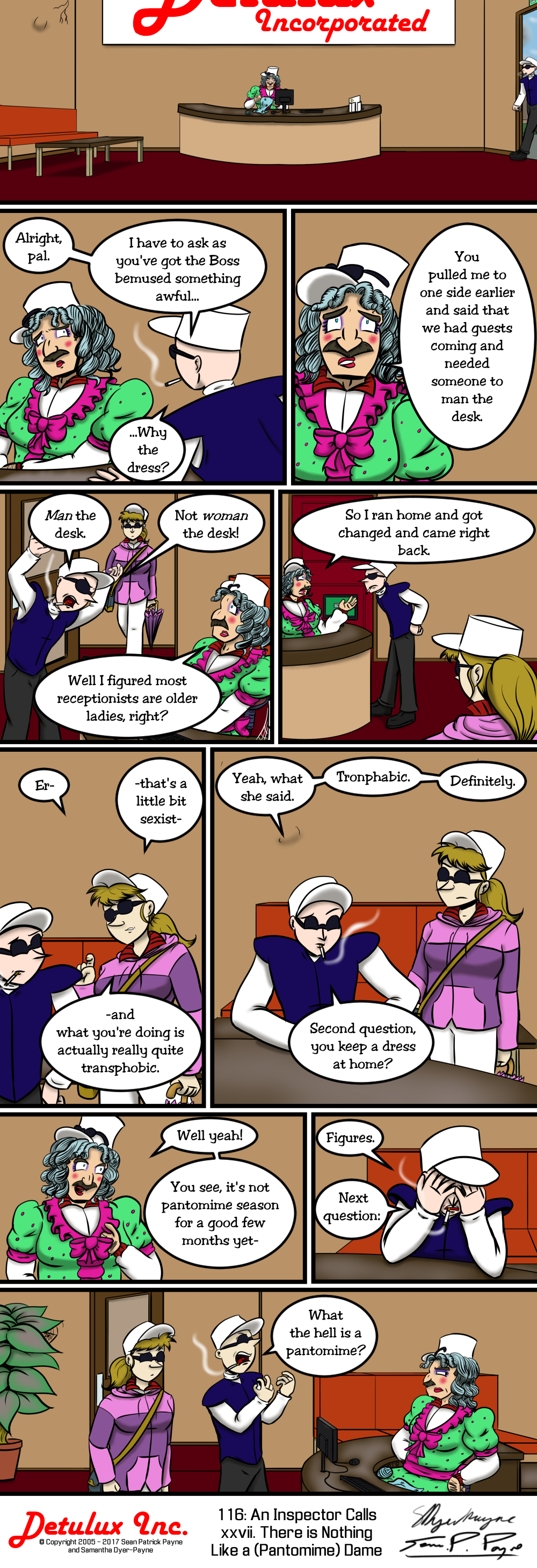 116: An Inspector Calls - xxvii. There is Nothing Like a (Pantomime) Dame