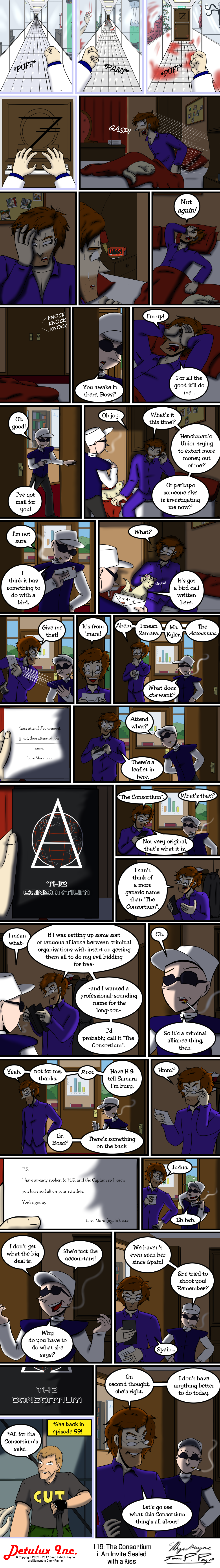 119: The Consortium - i. An Invite Sealed with a Kiss