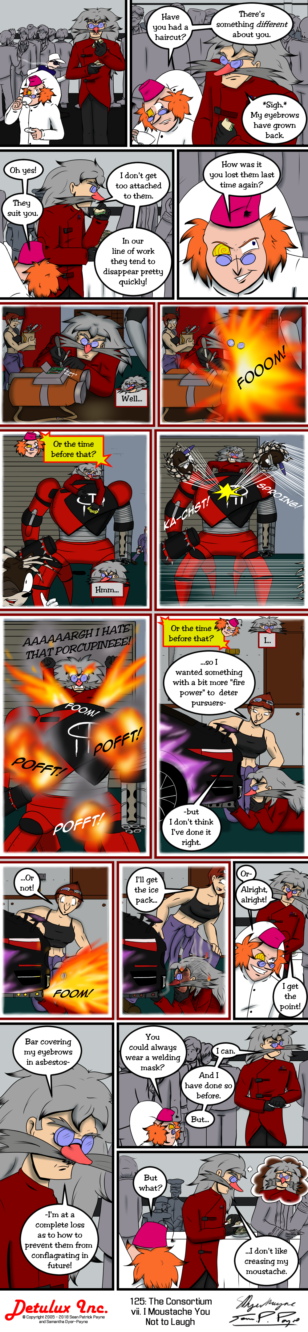 125: The Consortium - vii. I Moustache You Not to Laugh