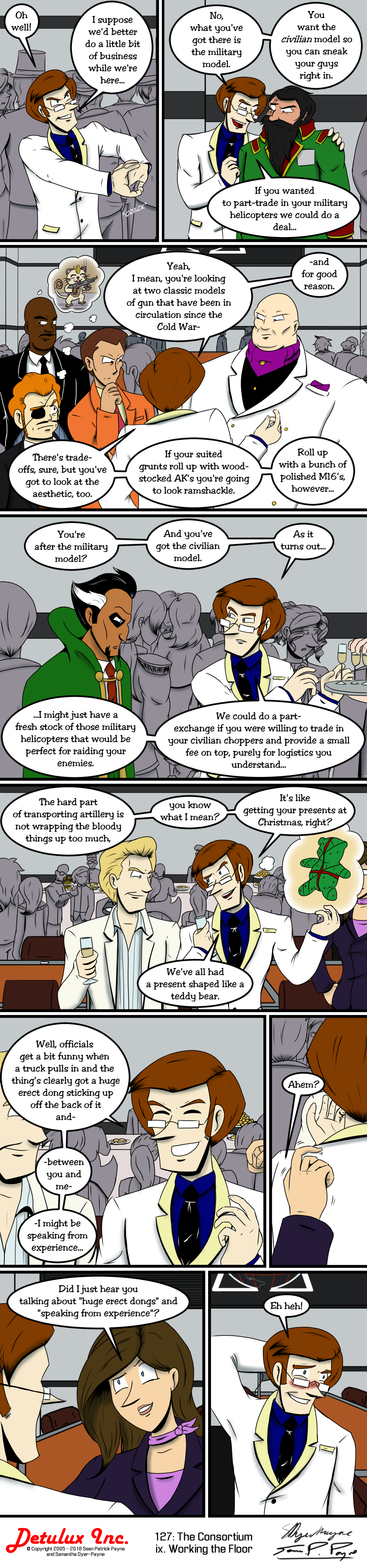 127: The Consortium - ix. Working the Floor