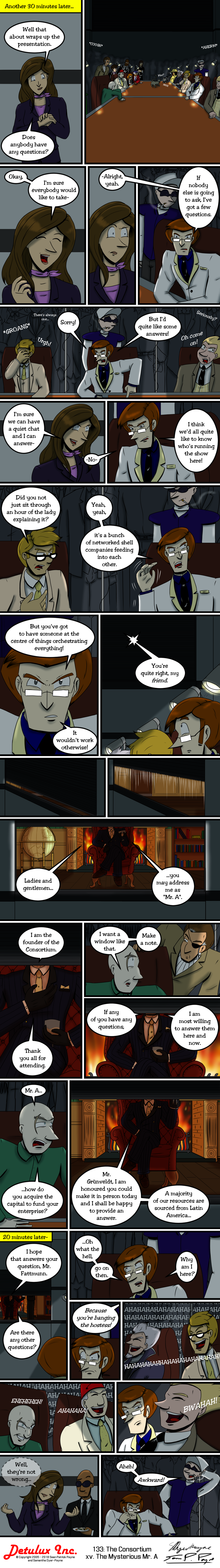 133. The Consortium - xv. The Mysterious Mr. A