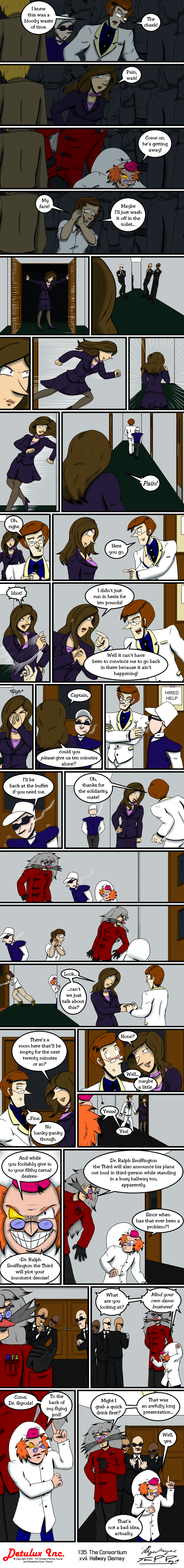 135. The Consortium - xvii. Hallway Dismay