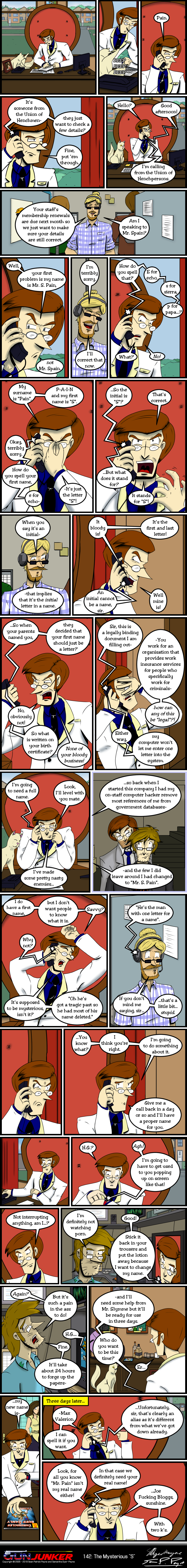 142. The Mysterious "S"