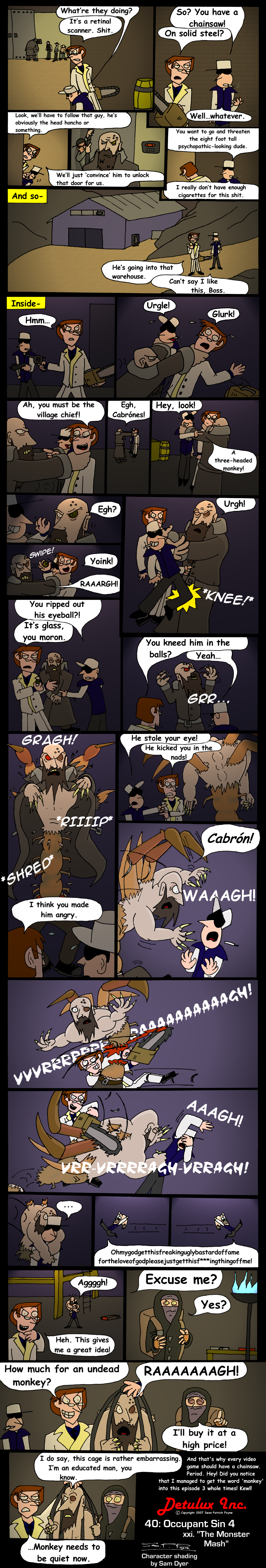 40: Occupant Sin 4 - xxi. The Monster Mash