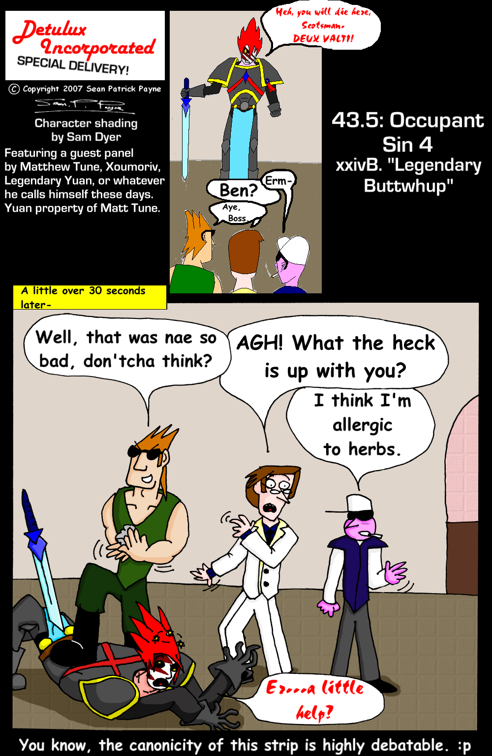 43.5: Occupant Sin 4 - xxivB. Legendary Buttwhup