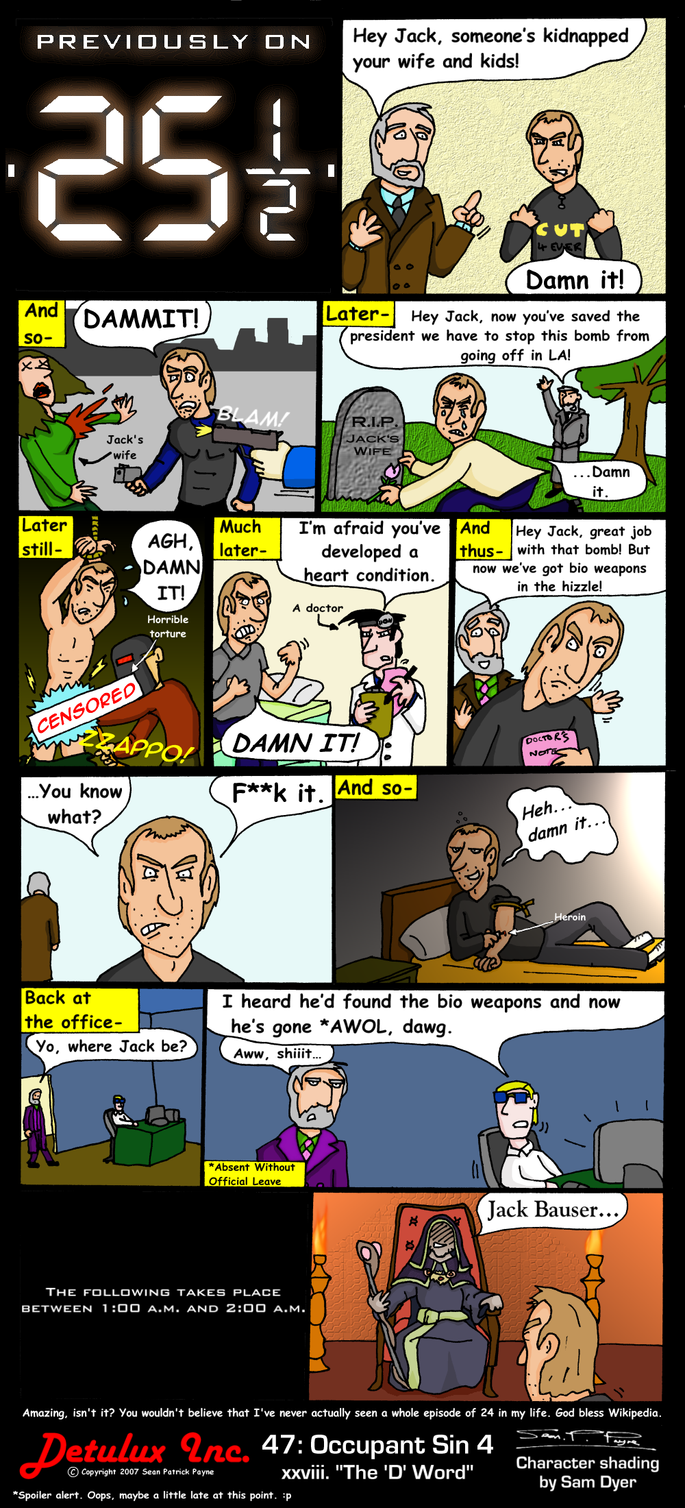 47: Occupant Sin 4 - xxviii. The 'D' Word