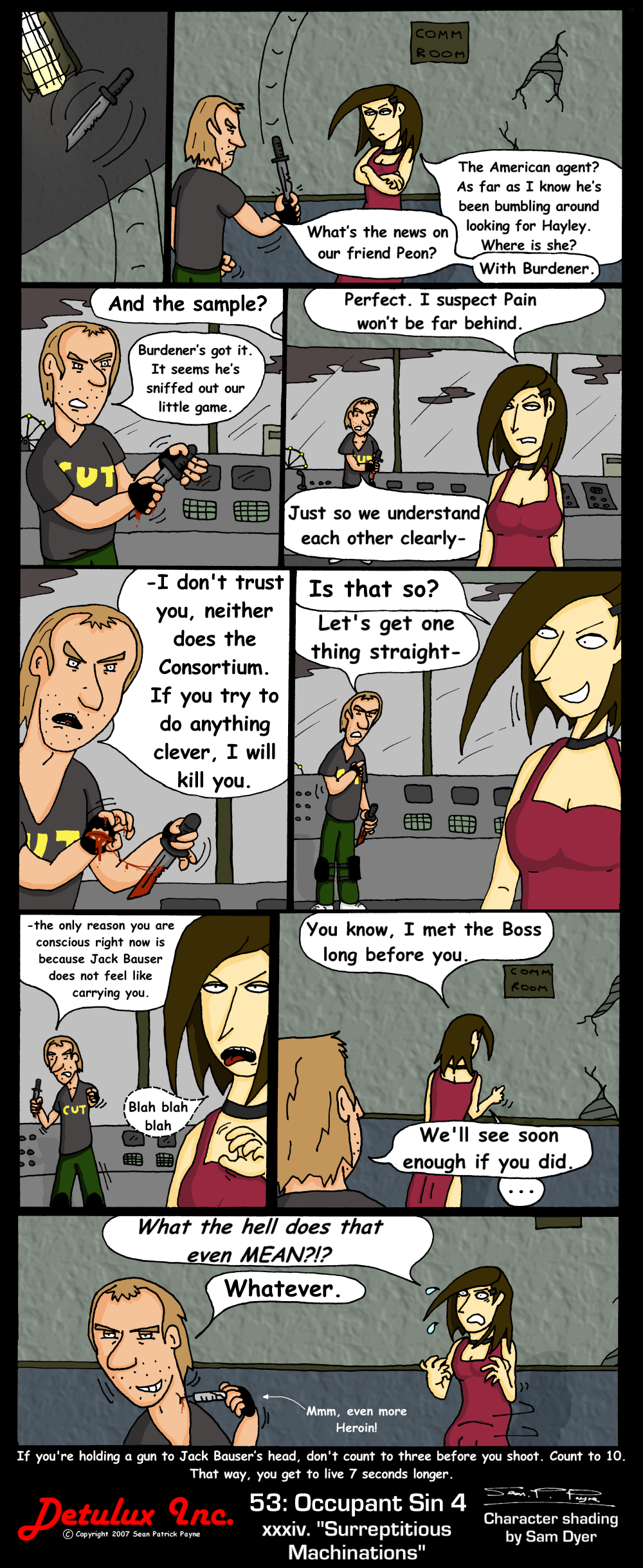 53: Occupant Sin 4 - xxxiv. Surreptitious Machinations