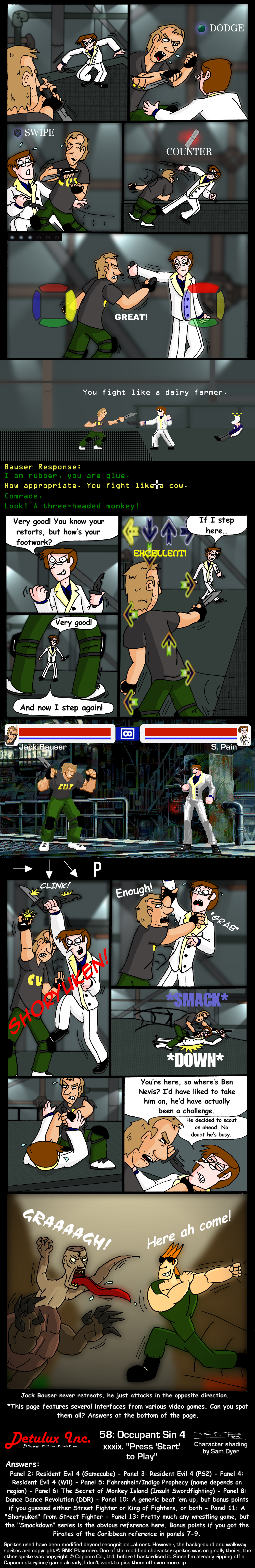 58: Occupant Sin 4 - xxxix. Press Start to Play