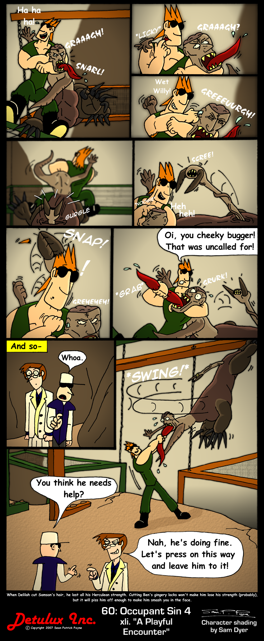 60: Occupant Sin 4 - xli. A Playful Encounter