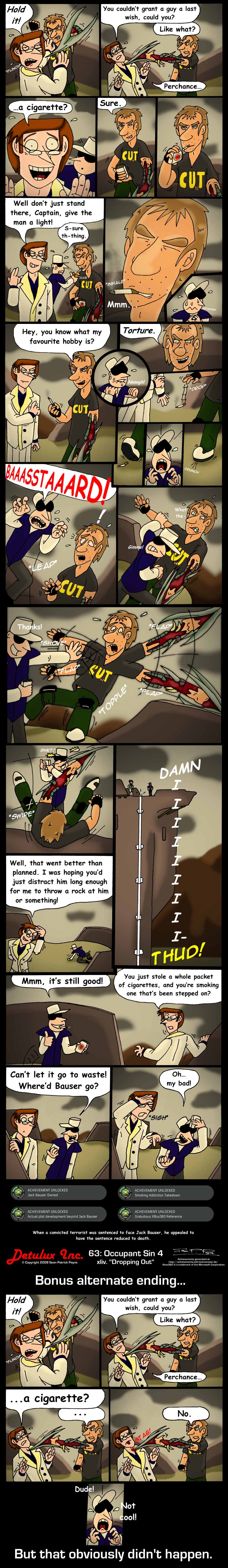 63: Occupant Sin 4 - xliv. Dropping Out