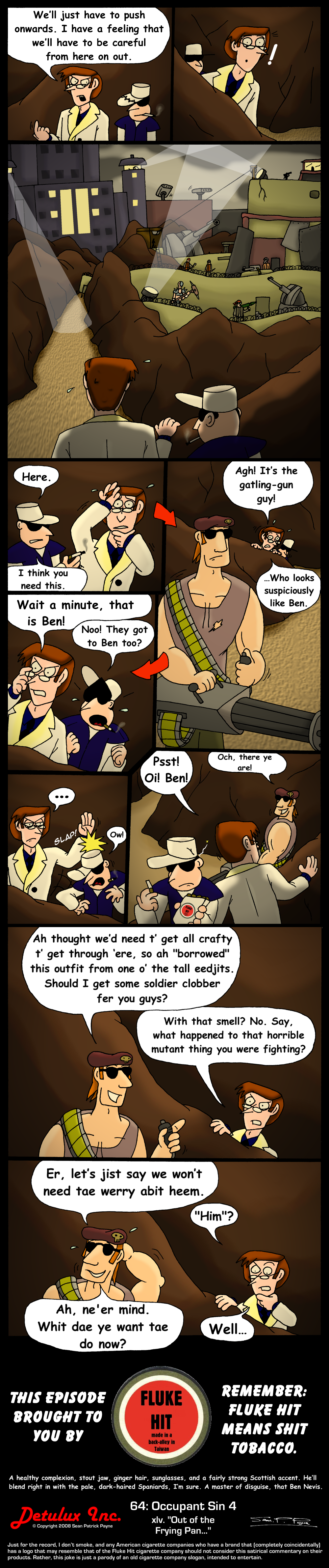 64: Occupant Sin 4 - xlv. Out of the Frying Pan...