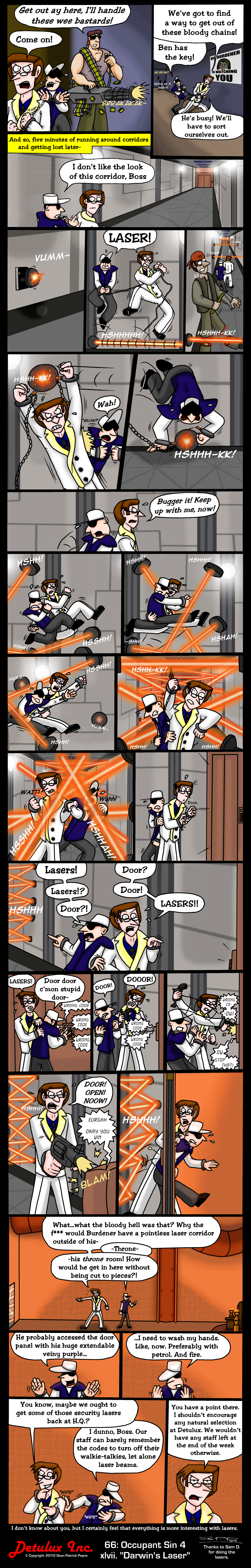 66: Occupant Sin 4 - xlvii. Darwin's Laser