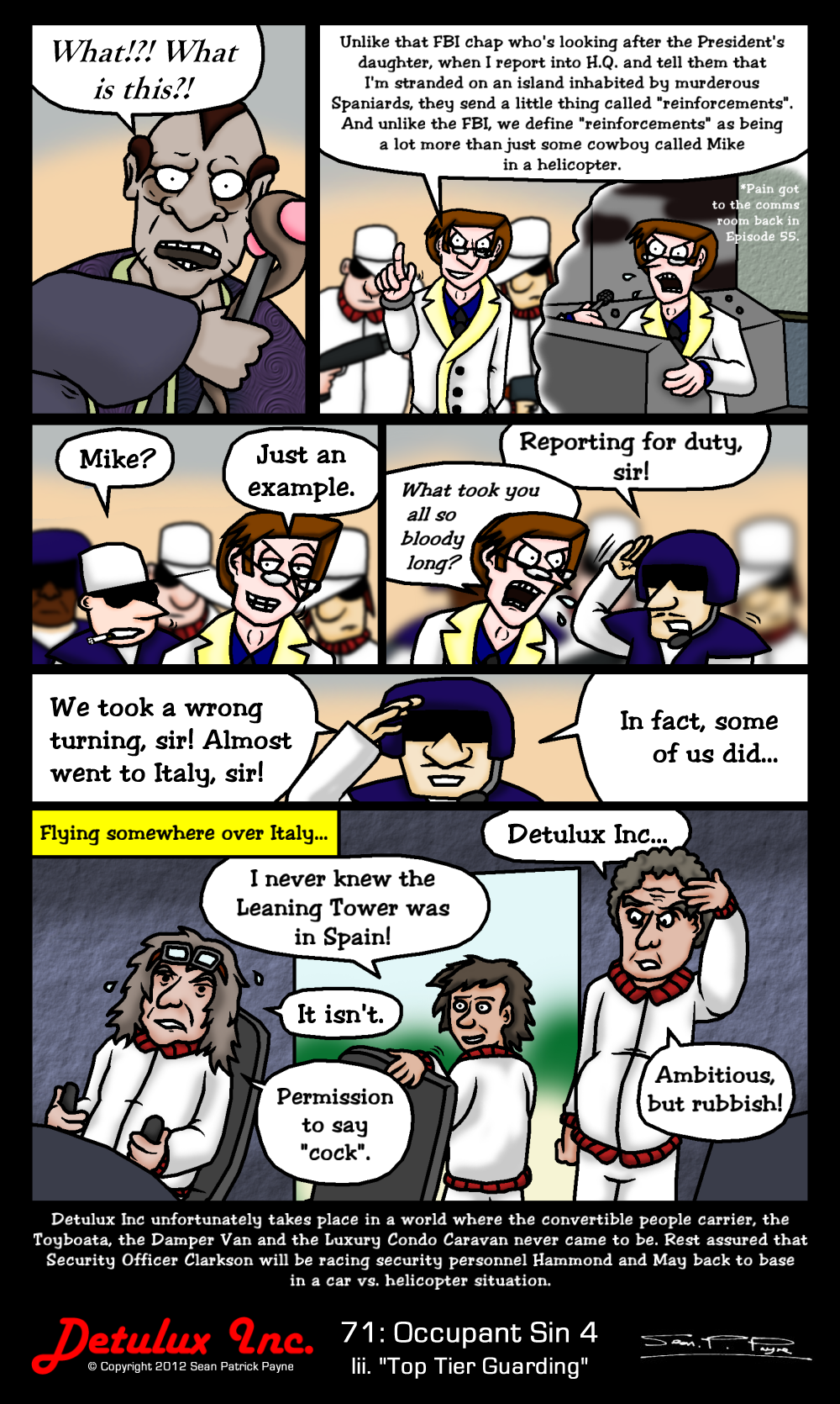 71: Occupant Sin 4 - lii. Top Tier Guarding