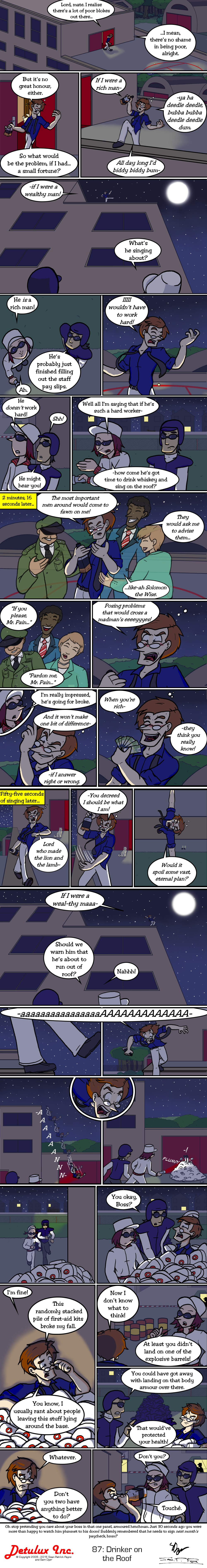 87: Drinker on the Roof