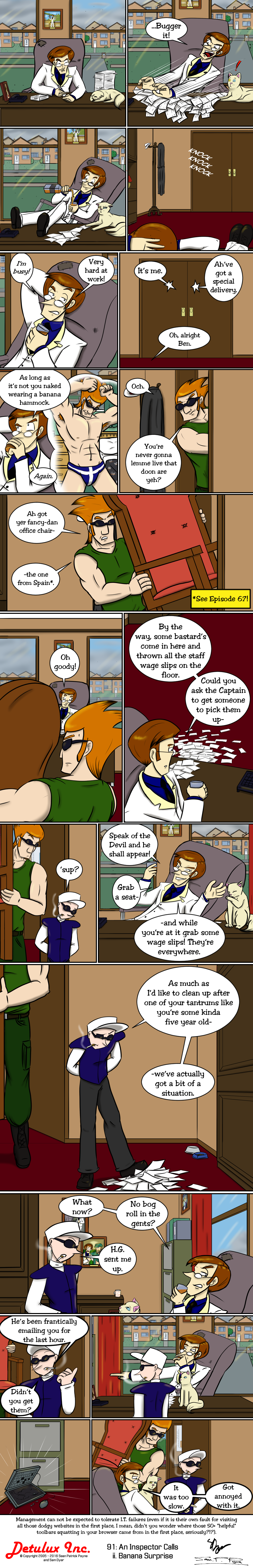 91: An Inspector Calls - ii. Banana Surprise