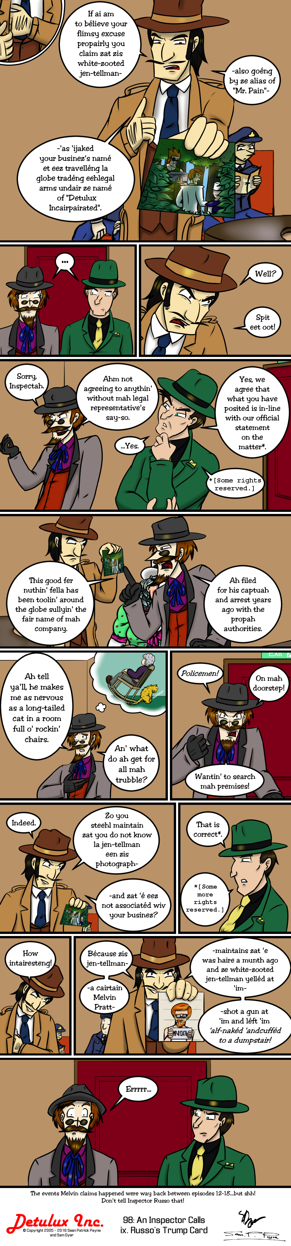 98: An Inspector Calls - ix. Russo's Trump Card